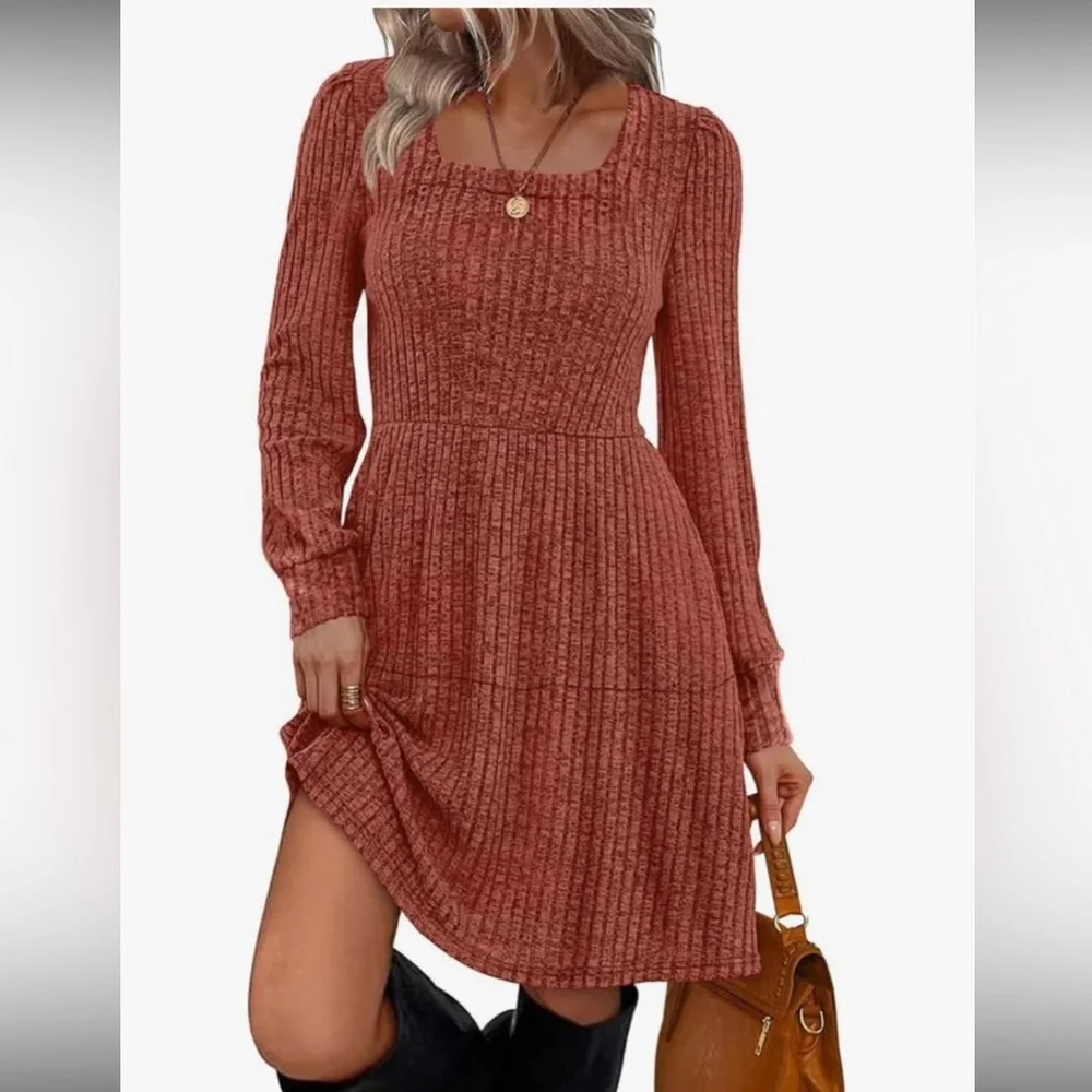 Woman’s Ribbed Dress - Picture 1 of 2